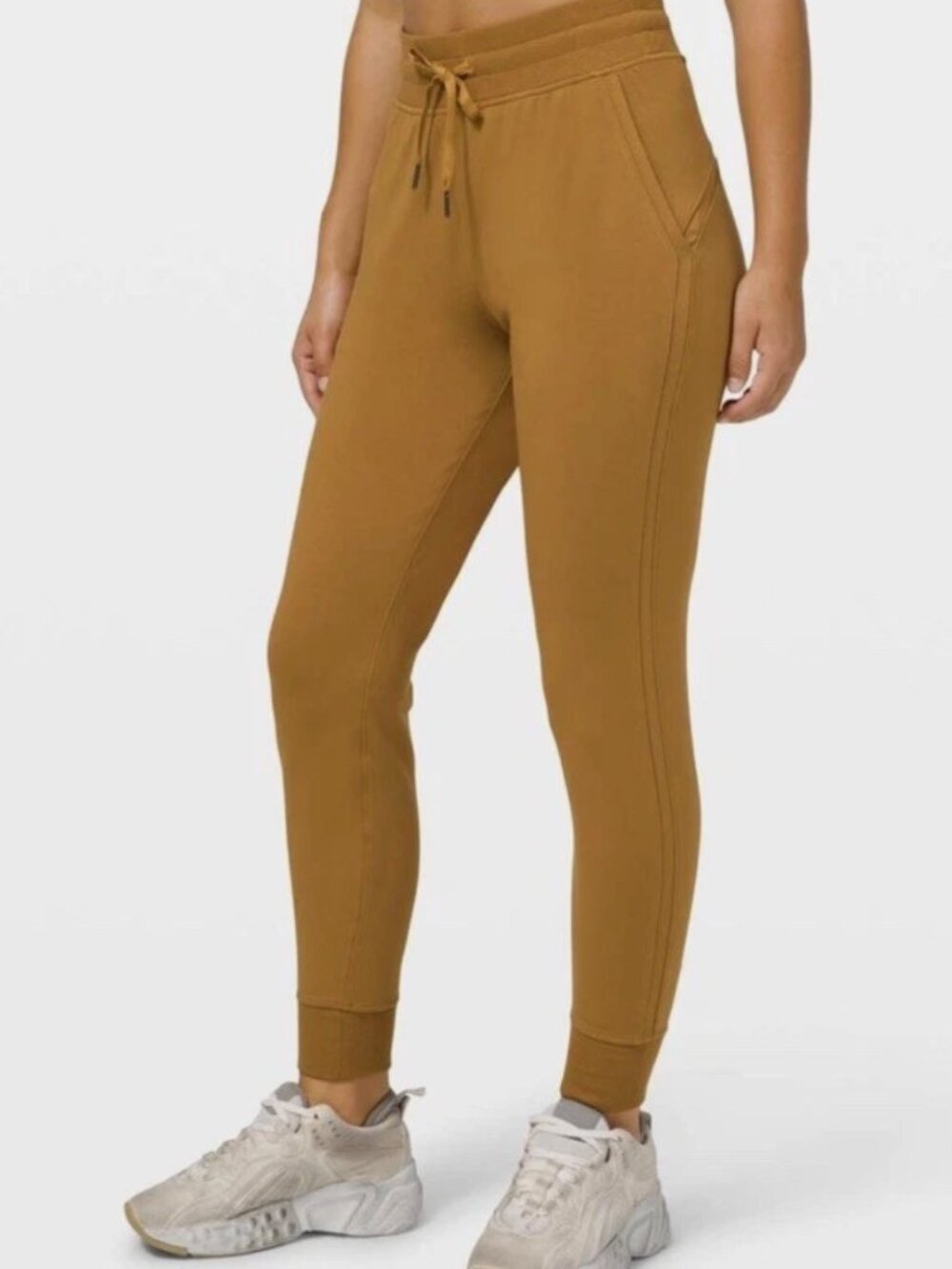 Lululemon Warm Down High Rise Jogger Modal in Spiced Bronze Womens size 8
